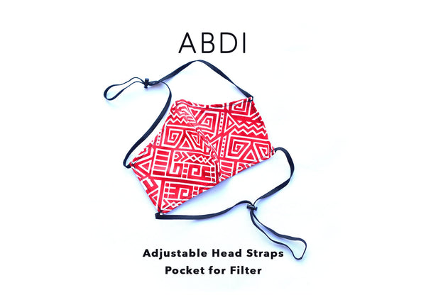 A DIOP Facemask - Head Straps Mask DIOP Abdi 