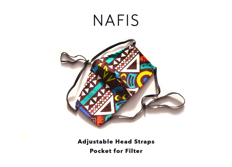 A DIOP Facemask - Head Straps Mask DIOP Nafis 