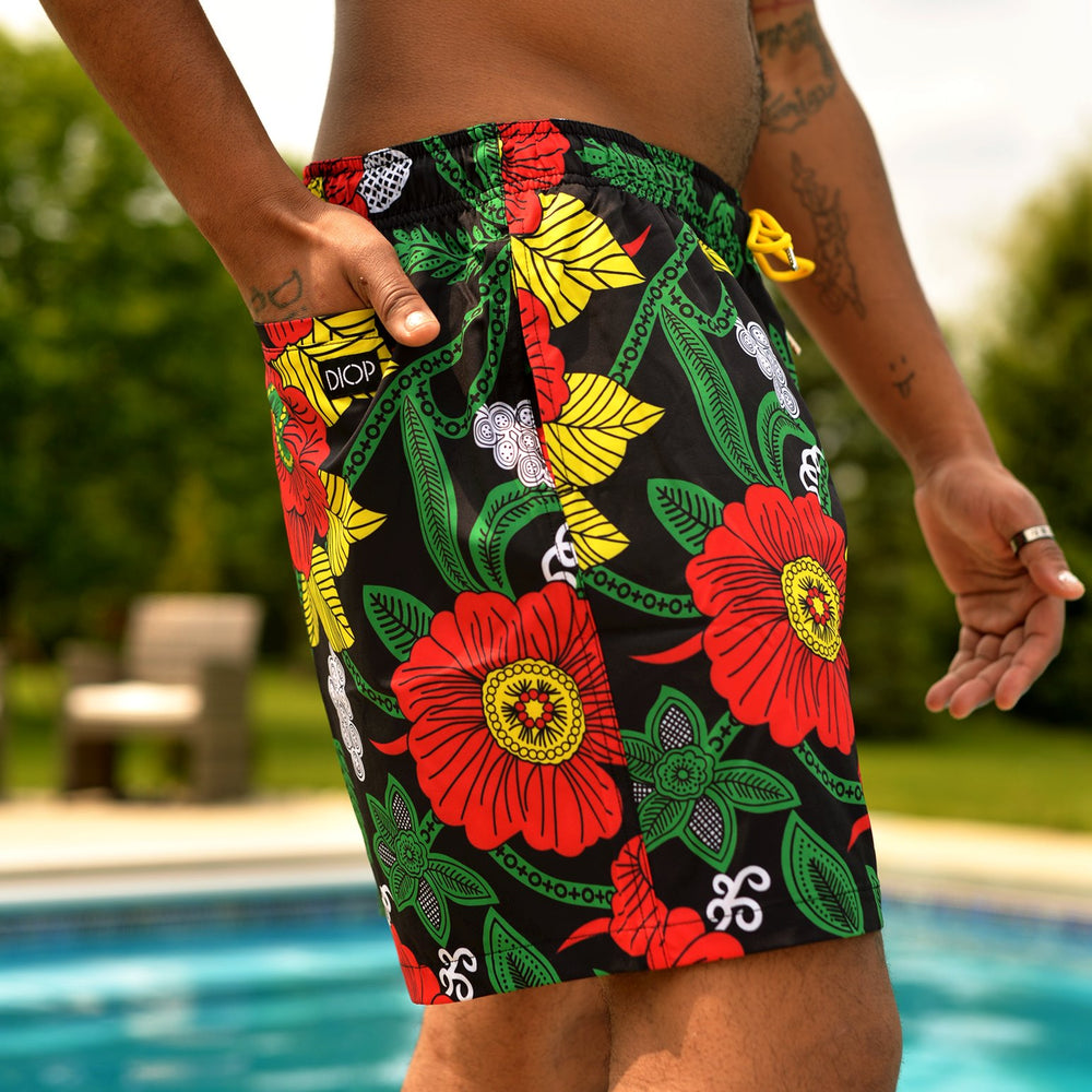 The 6" Inseam Tiberi Swim Trunks Swim Trunk DIOP 