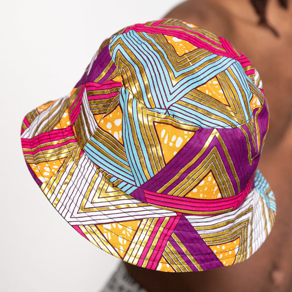 Designer Inspired bucket hat (one size fit) - Ewa African Shop