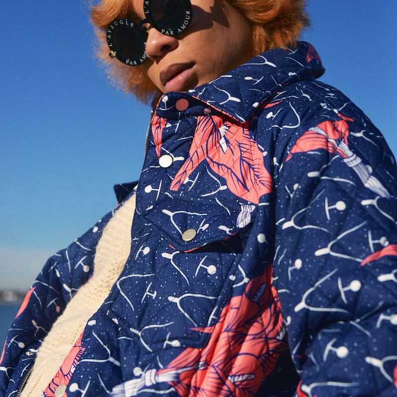 The Flower Boy Quilted Jacket Quilted Jacket DIOP. 