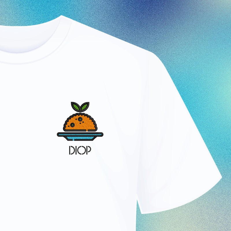 The Jollof Rice Embroidered T-Shirt T-Shirt DIOP 