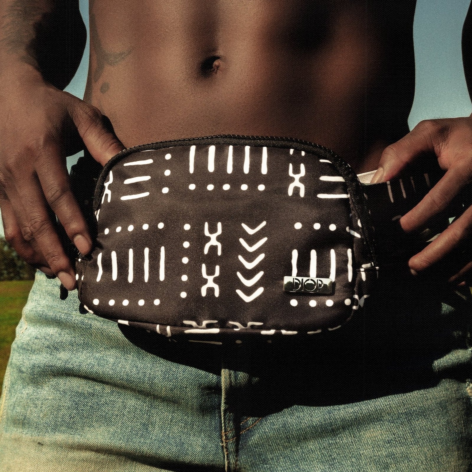 The Mud Black Fanny Pack DIOP